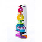 Пірамідка Fat Brain Toys Spoolz Кольорові котушки, фото 2