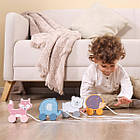 Дерев'яна каталка Viga Toys PolarB Білий ведмедик, фото 5