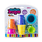 Тактильна іграшка Fat Brain Toys Suction Kupz М'які чашки 6 штук, фото 3