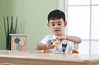 Дерев'яний сортер Viga Toys PolarB Розвиток 5 в 1, фото 7
