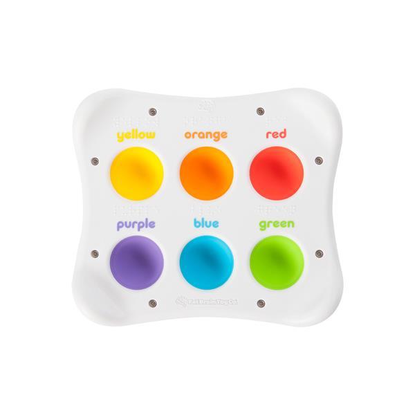 Іграшка-антистрес Fat Brain Toys Dimpl Duo Брайль Колір Форма Назва