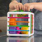 Сортер-куб зі стінками-шнурочками Fat Brain Toys InnyBin, фото 4