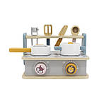Дитяча плита Viga Toys PolarB з посудом і грилем складна, фото 6