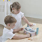 Дитяча плита Viga Toys PolarB з посудом і грилем складна, фото 11