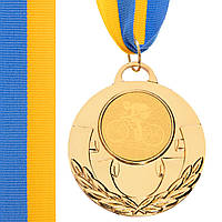 Медаль спортивная с лентой Zelart AIM Велогонки C-4846-0036 цвет золотой dl