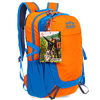 Рюкзак спортивный с жесткой спинкой COLOR LIFE TY-5293 цвет голубой-оранжевый dl