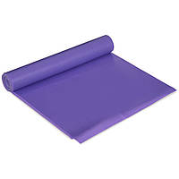 Лента эластичная для фитнеса и йоги Zelart FRB-001-1_5 цвет фиолетовый dl
