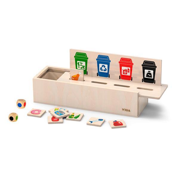 Дерев'яний сортер-гра Viga Toys Сортування сміття