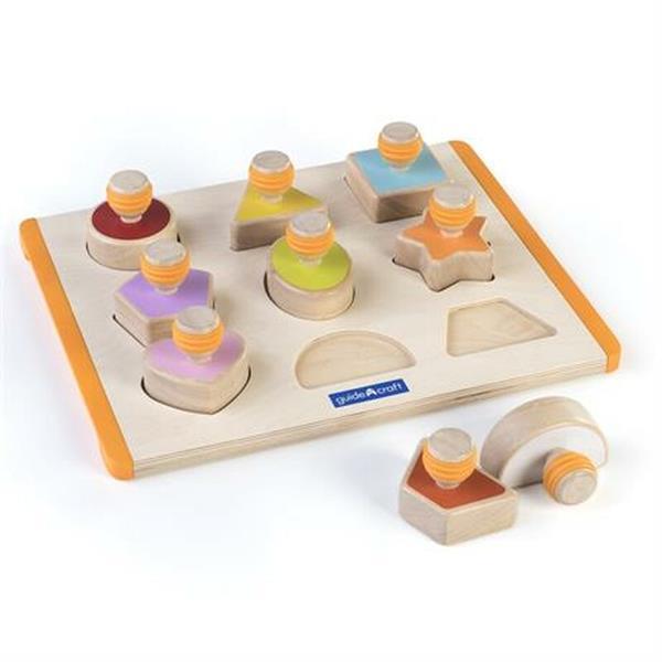 Рамка-вкладиш Guidecraft Manipulatives Форми з ручками