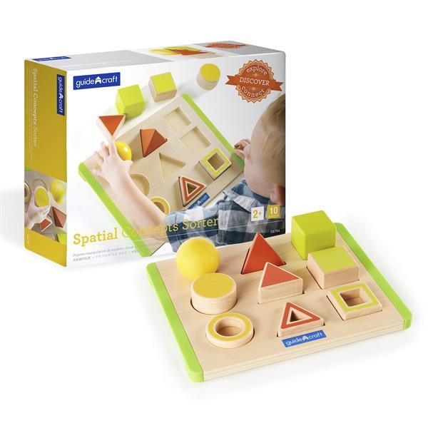 Дерев'яний сортер Guidecraft Manipulatives Фігури в просторі