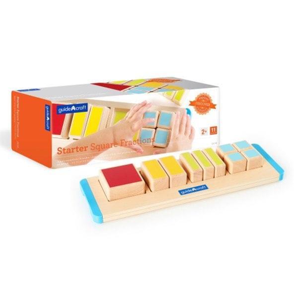 Дерев'яний пазл-сортер Guidecraft Manipulatives Частини квадрата