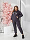 Прогулянковий костюм трикотажний з надписом, штани вільного крою на резинці, універсальні розміри, фото 6