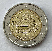 Италия 2 евро 2012, 10 лет наличному обращению евро *
