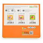 Дерев'яний мініпазл Viga Toys Жук сонечко, 4 елементи, фото 2