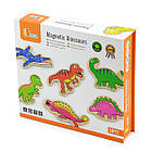 Набір магнітів Viga Toys Динозаври 20 шт., фото 3