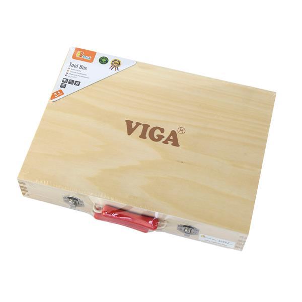 Дерев'яний ігровий набір Viga Toys Валіза з інструментами, 10 шт