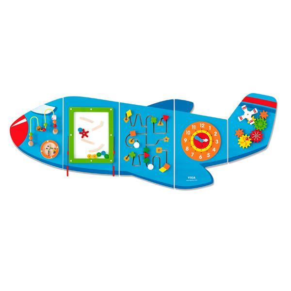 Бізіборд Viga Toys Літачок 5 секцій