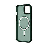 Чохол для смартфона Cosmic Magnetic Color HQ for Apple iPhone 13 Green с поддержкой MagSafe и антиударной защитой, фото 2