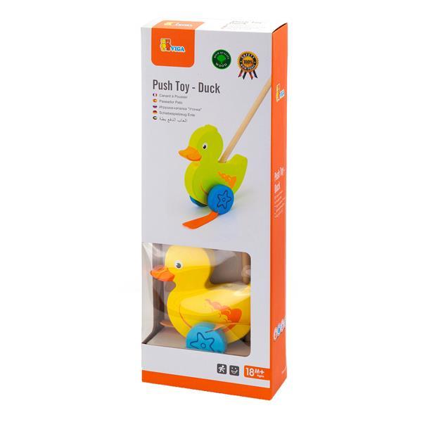 Дерев'яна каталка Viga Toys Каченя