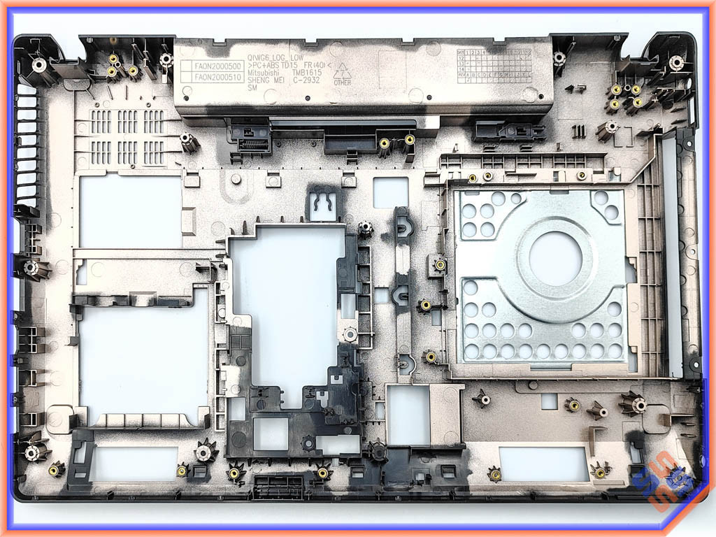 Корпус для ноутбука Lenovo G580, G585 (Версія 1) (for Metal) (Ніжня кришка (корито)). (AP0N2000100,