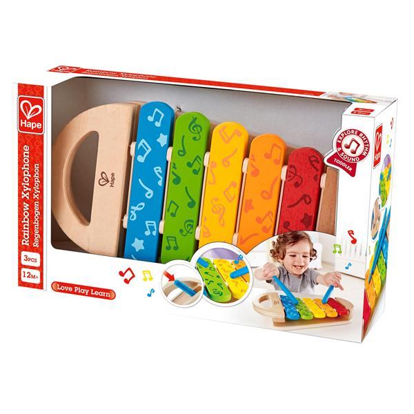 Дерев'яний ксилофон Hape Веселка, фото 1
