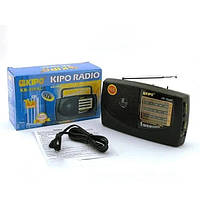 Радиоприемник KIPO KB-308AC - мощный 5-ти волновой фм Радиоприемник fm диапазона, Приемник NJ-602 фм радио