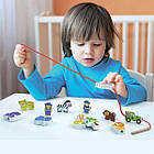 Дерев'яна шнурівка Viga Toys Зоопарк, фото 4