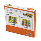 Дерев'яний пазл-сортер Viga Toys Фігури і транспорт, фото 2