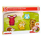 Тактильна рамка-вкладиш Hape Лісові звірята, фото 4