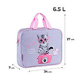 Шкільна сумка Kite Studio Pets A4 текстильна 1 відділення (SP24-589), фото 3