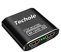 Сток HDMI Techole HS306 Splitter 1 In 2 Out спліттер, розгалужувач