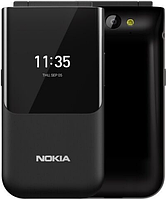 Кнопковий телефон 2.8'' Nokia 2720 Flip 512МБ/4 ГБ 4G 2-SIM Black Factory Recertified