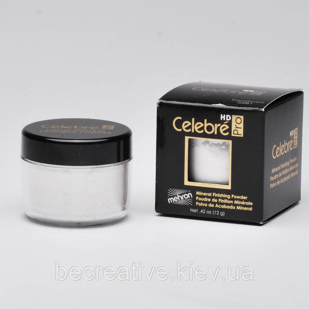 Мінеральна фінішна пудра Mehron Celebré Pro-HDTM (Translucent)