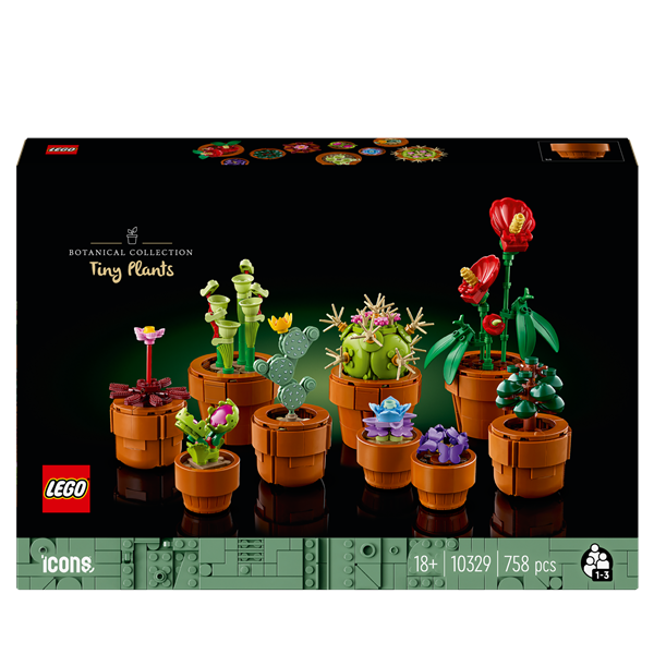 Конструктор LEGO Icons Мініатюрні рослини 758 деталей, фото 1