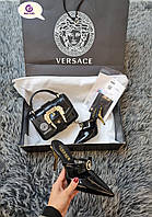 Набір туфлі на підборах і сумка Versace