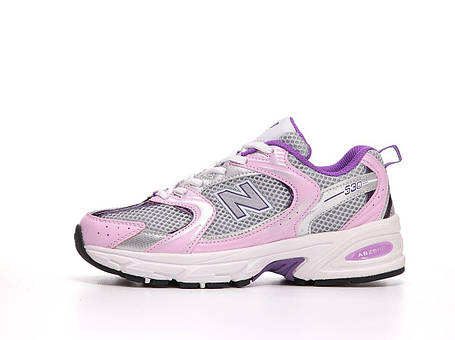 Жіночі Кросівки New Balance 530 Grey Silver Pink / Нью Беланс 530 Сірі з Сріблястим та Рожевим, фото 1