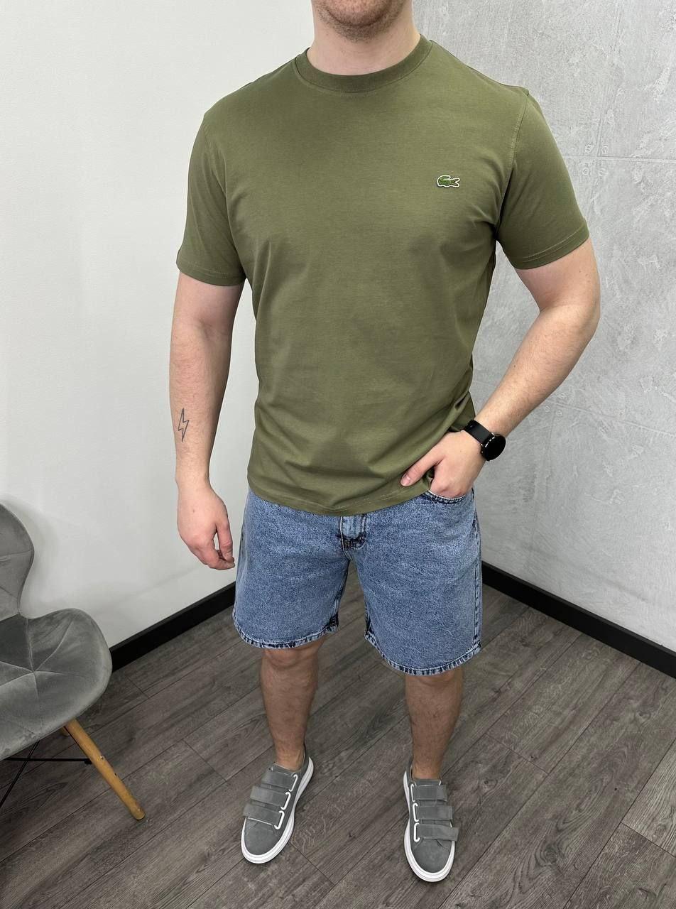 Чоловіча футболка Lacoste H4393 хакі