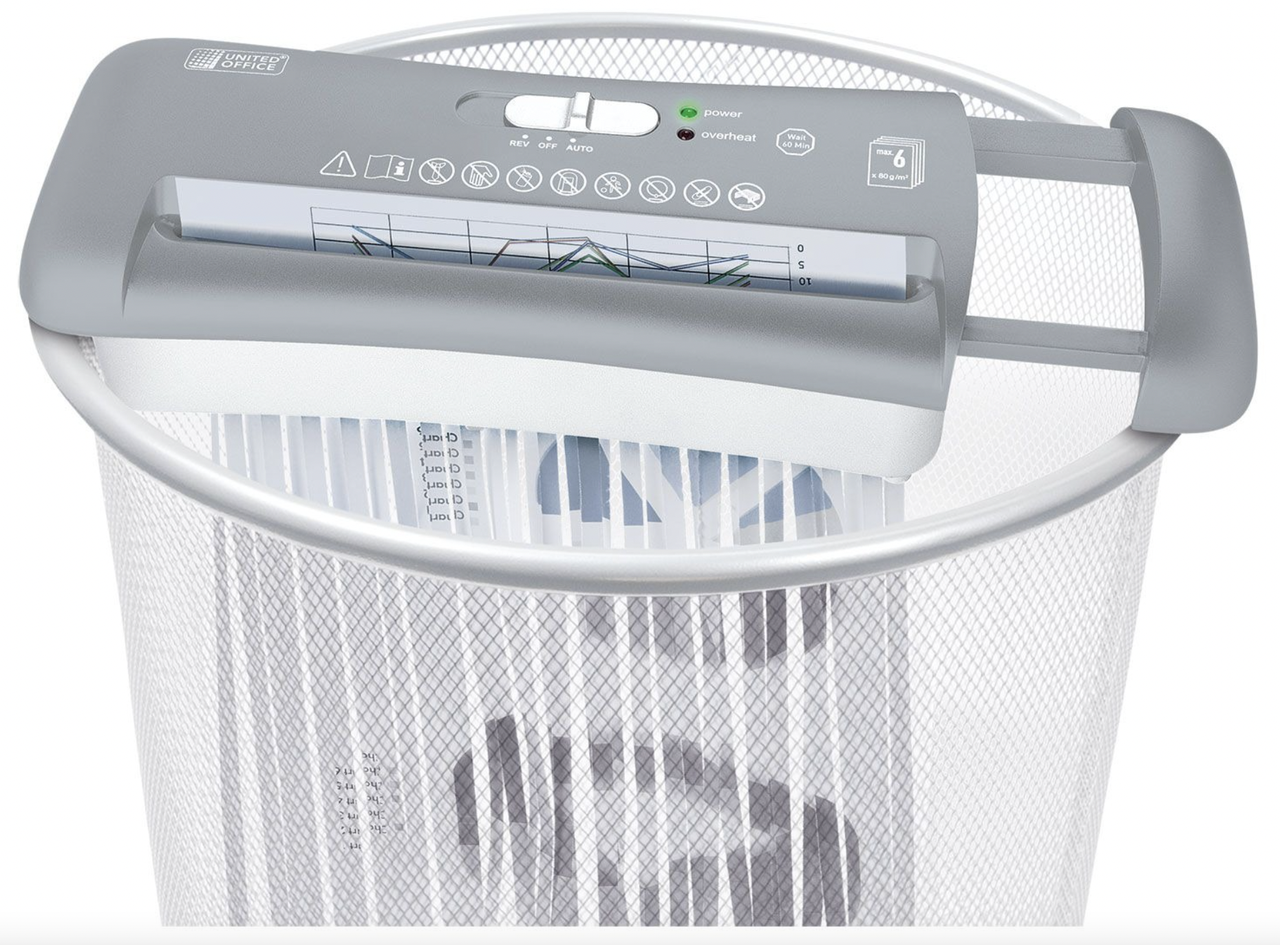 Шредер для документів UAV 190 B2 Silver - Насадка для подрібнювача паперу, фото 1