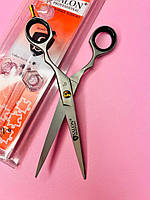 Ножницы для стрижки изогнутая ручка Salon 6.0