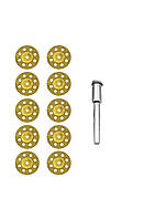 Набор дисков алмазных S-Body Technology 30 мм - 10 шт + держатель для гравера FT, код: 8393452