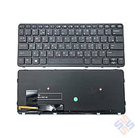 Клавиатура для HP EliteBook 820 G1, 820 G2, 720 G1, 720 G2, 725 G1 (RU Black с рамкой и подсветкой)