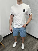 Мужская футболка Armani H4389 белая