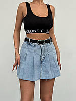 Женская юбка-шорты джинс котон S; M; L "WOW" недорого от прямого поставщика