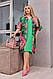 Жіночий костюм двійка вільна сукня та ажурна накидка 52-54, 56-58, фото 7