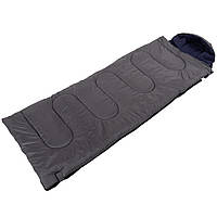 Спальный мешок одеяло с капюшоном правосторонний CHAMPION Турист SY-4733-R цвет серый dl