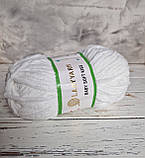 Пряжа плюшева Lady Yarn Baby Soft Kiss  білий, фото 3