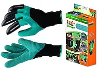 Садовые перчатки c когтями Garden Genie Gloves для садовых работ