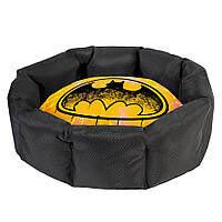 Лежанка для собак WAUDOG Relax, малюнок "Бетмен 1", зі змінною  подушкою, L, Ш 49 см, Дл 59 см, В 20 см