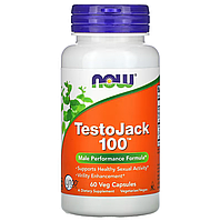TestoJack 100 Now Foods 60 капсул
