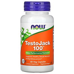 TestoJack 100 Now Foods 60 капсул